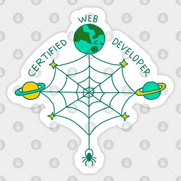 Certified Web Developer Sticker by Yeaha